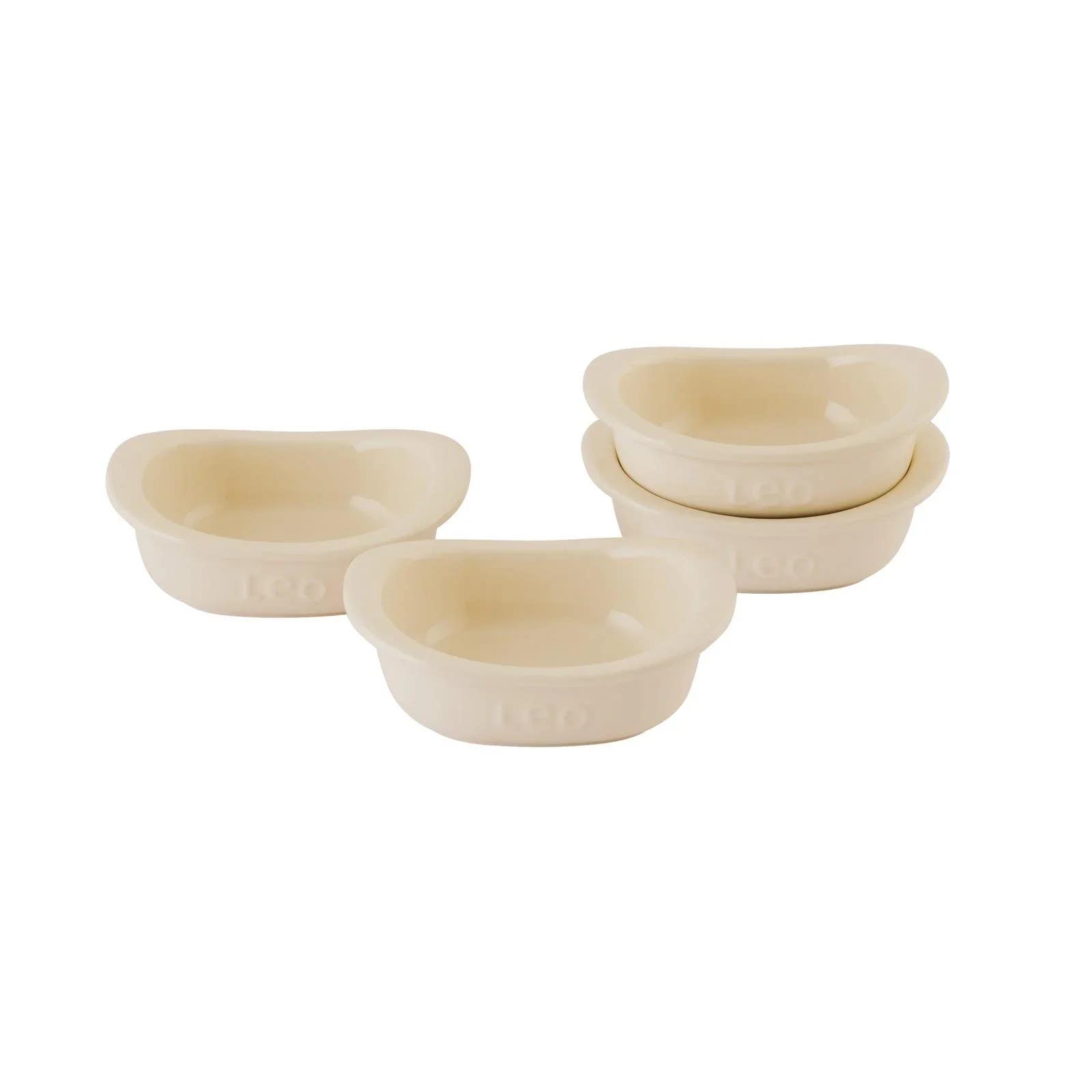 BergHOFF Square Ramekin Set - Balance 0.20L Stoneware Bowl