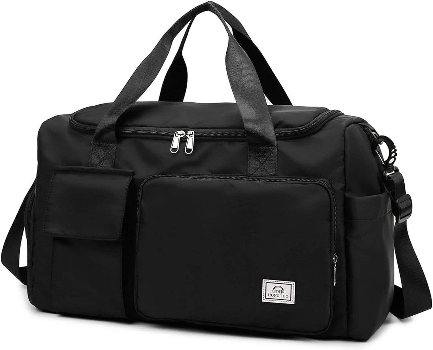 Generic D-Black Travel Duffel Bag for Men & Women