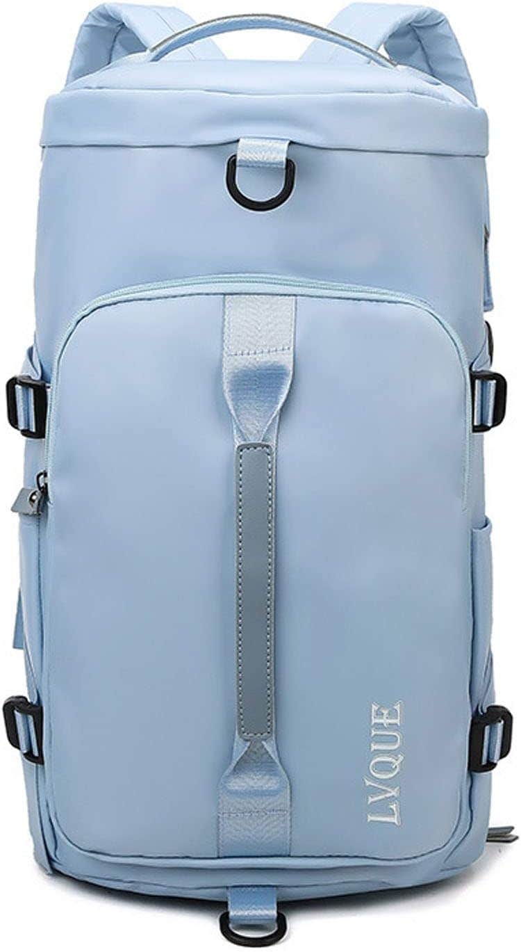 FANDARE Travel Gym Backpack with Shoe Compartment - Sky Blue
