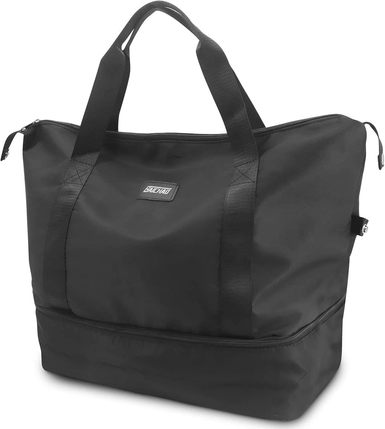 ShawFly Waterproof Travel Duffle Bag 36L - Black