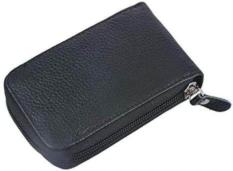 Black Faux Leather For Men - Card & ID Cases