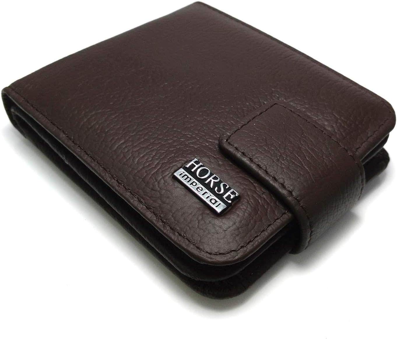 Men's Genuine Leather Wallet - Brown