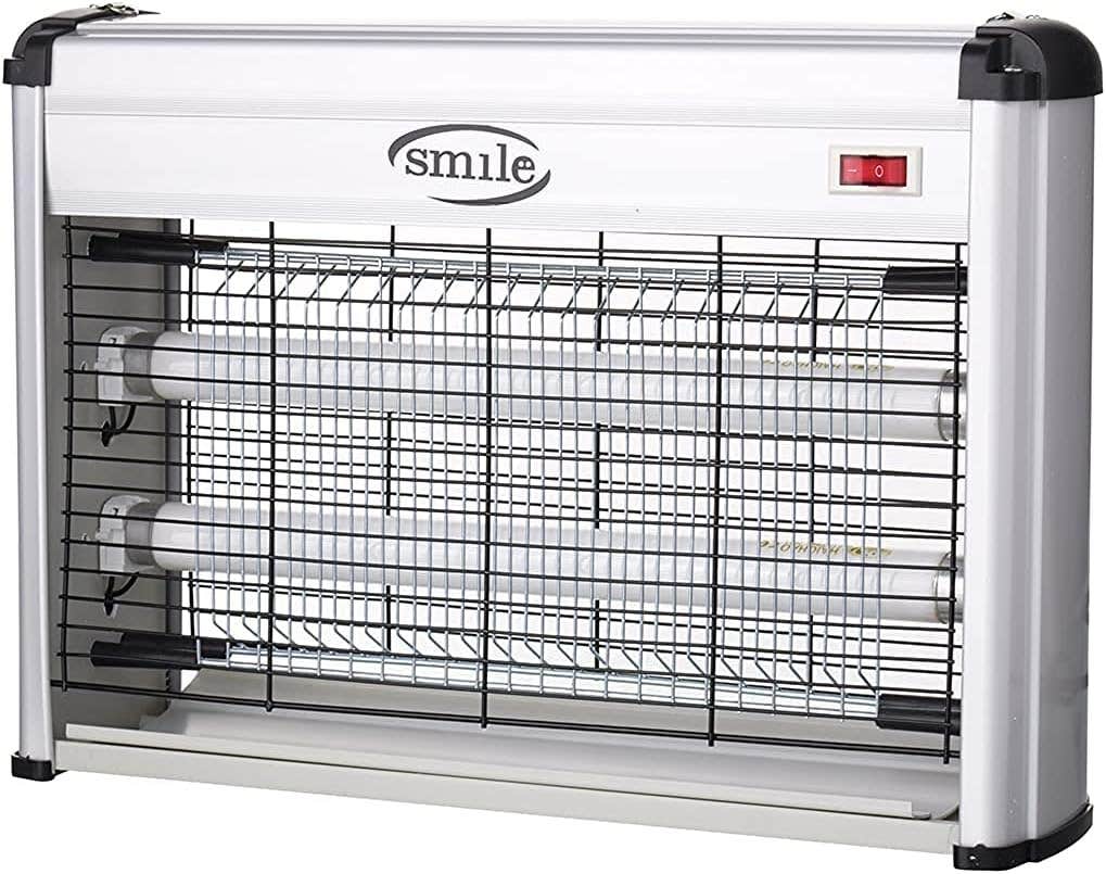 Smile UV Insect Killer - White Bug Zapper for Garden Protection