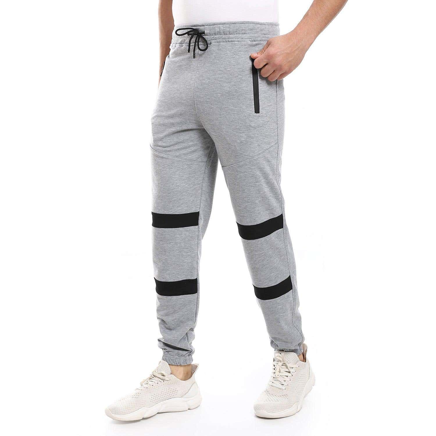Men sweatpants with Side Pockets Gray
