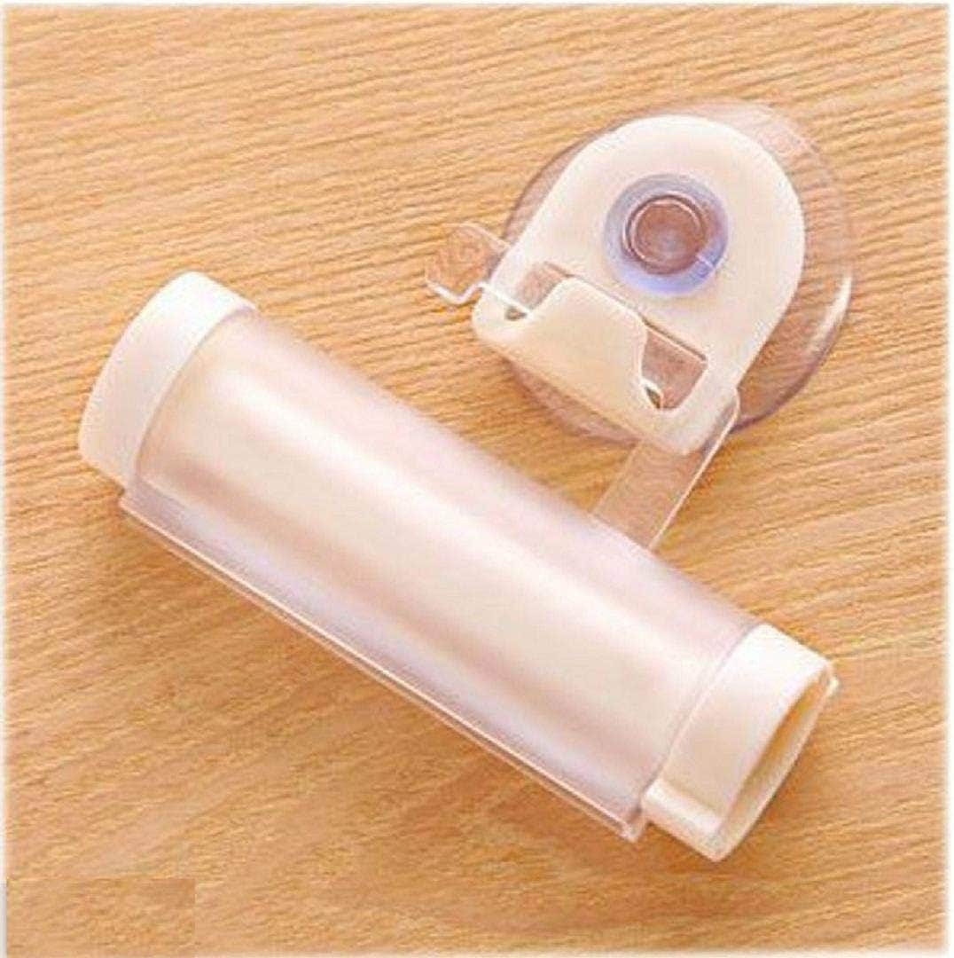 Generic Rolling Toothpaste Dispenser - White - Manual Squeezer