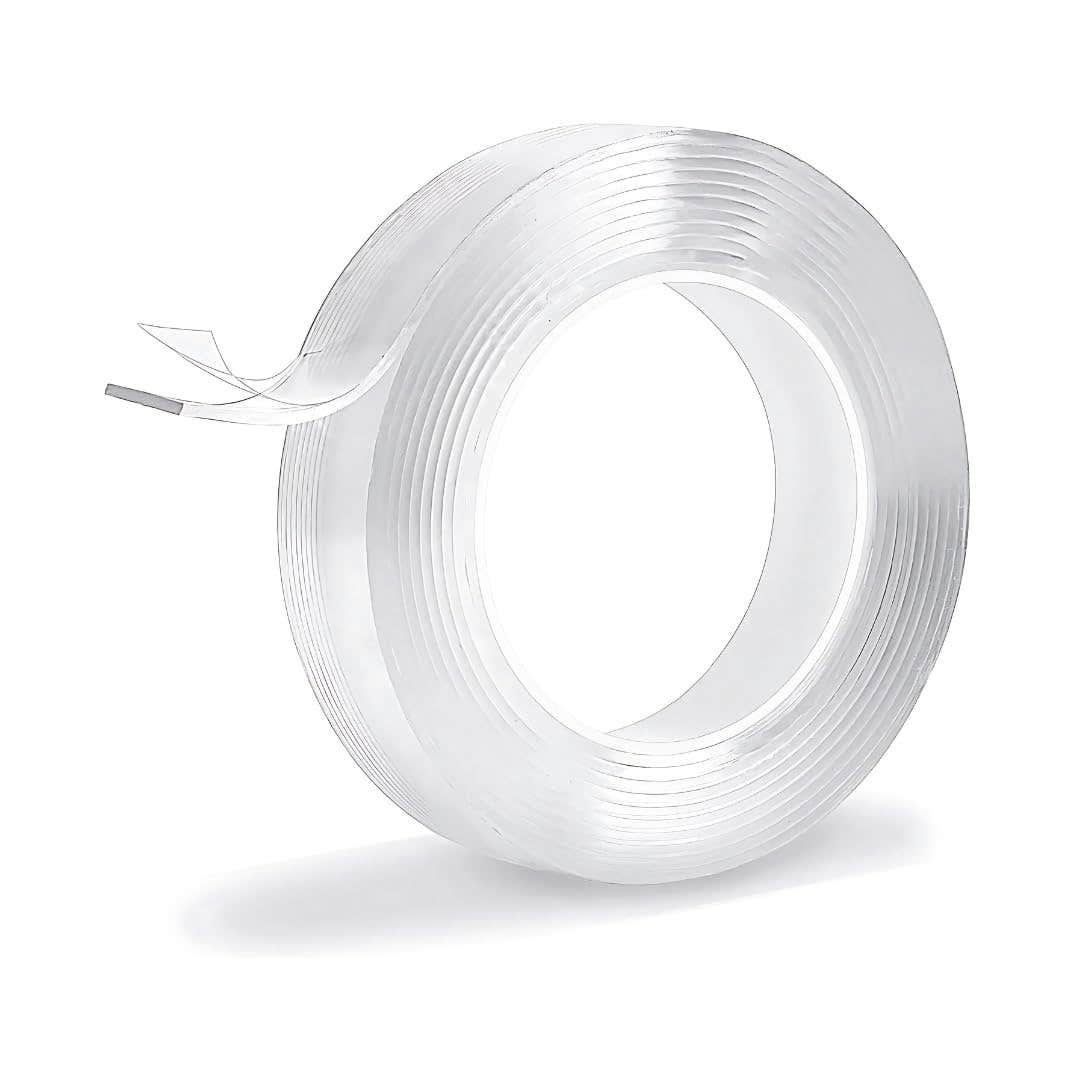 Clear Double-Sided Nano Adhesive Tape | Washable Mounting | Strong Grip | Generic