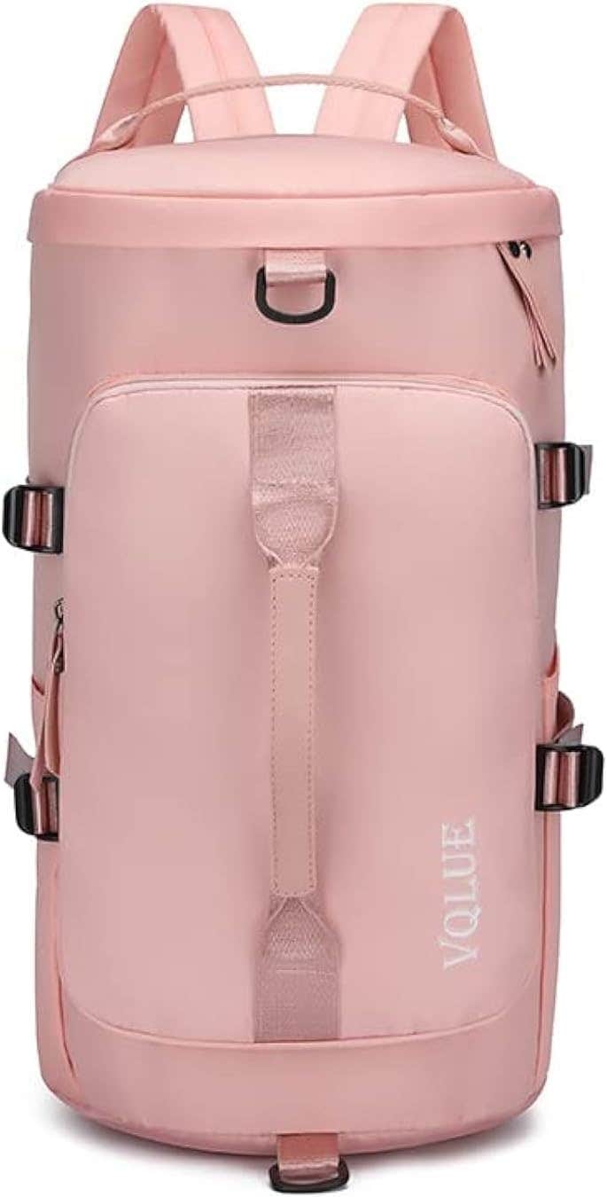 MBETA Pink Waterproof Travel Bag with Shoe Compartment - Fitness & Sports Duffel