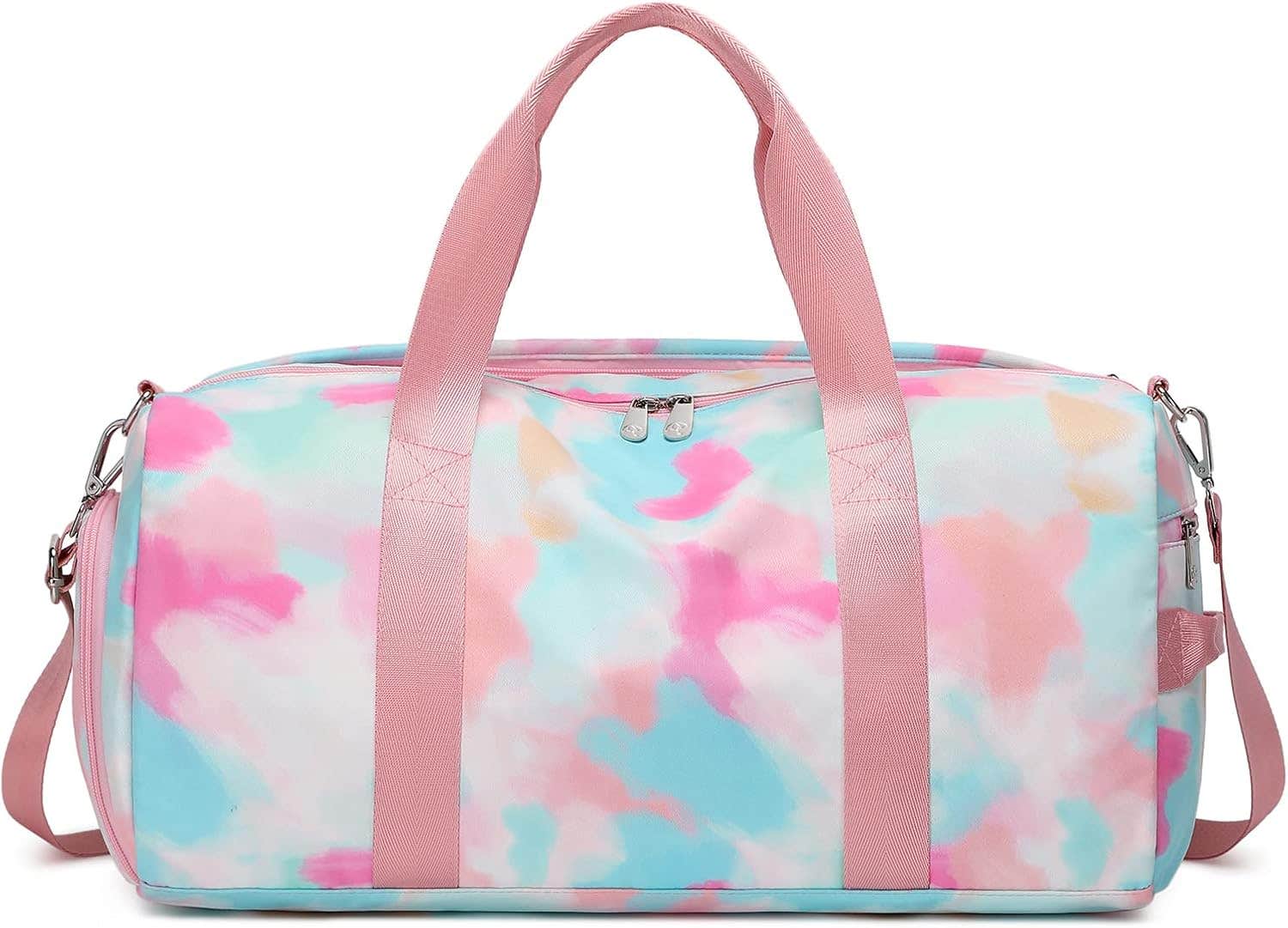 Dorlubel Graffiti Style Duffle Bag with Shoe Compartment - Gym & Travel Carry On