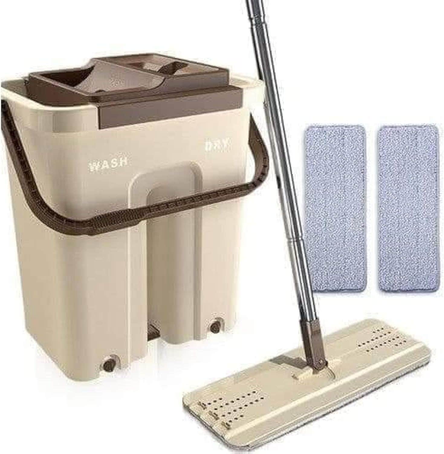 Wipe Grabler with Flat Wipes and 2 Replacement for Parks and All Smooth Floors National Market