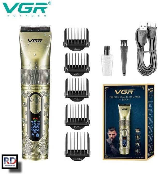 VGR V-659 Electric Hair Clipper Hair Trimmer, Gold
