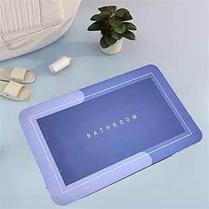 Bathroom Floor Mat, Non-Slip Absorbent, color may vary