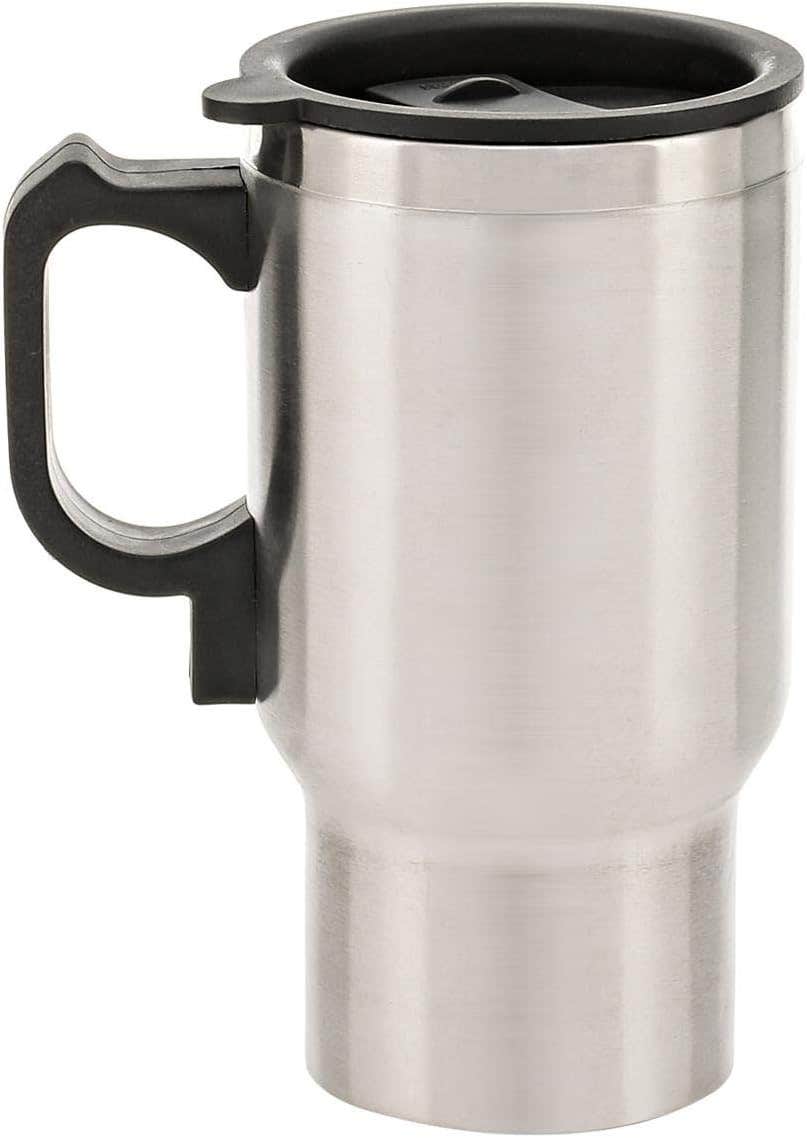 Stainless Steel Electric Car Mug, Silver