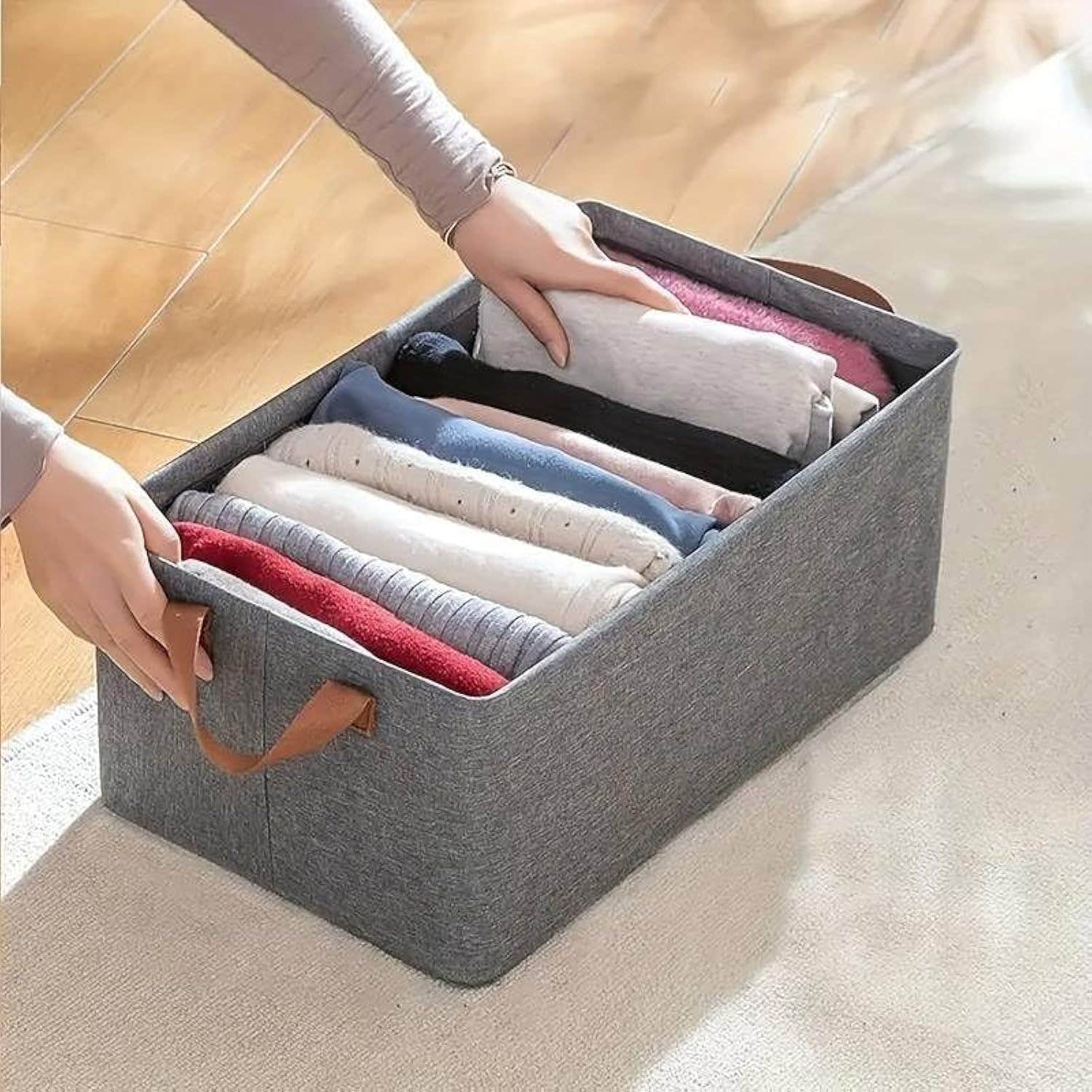 Stylish Metal Clothes Organizer: Modern Storage Solutions for Your Bedroom - Clothes Stand, Linen Fabric Box, Foldable Basket - Generic