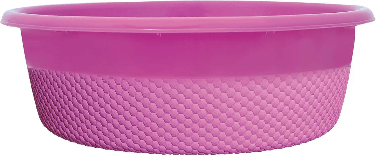 El Watania Plastic Basin Size 2 Purple - Durable Lightweight Design