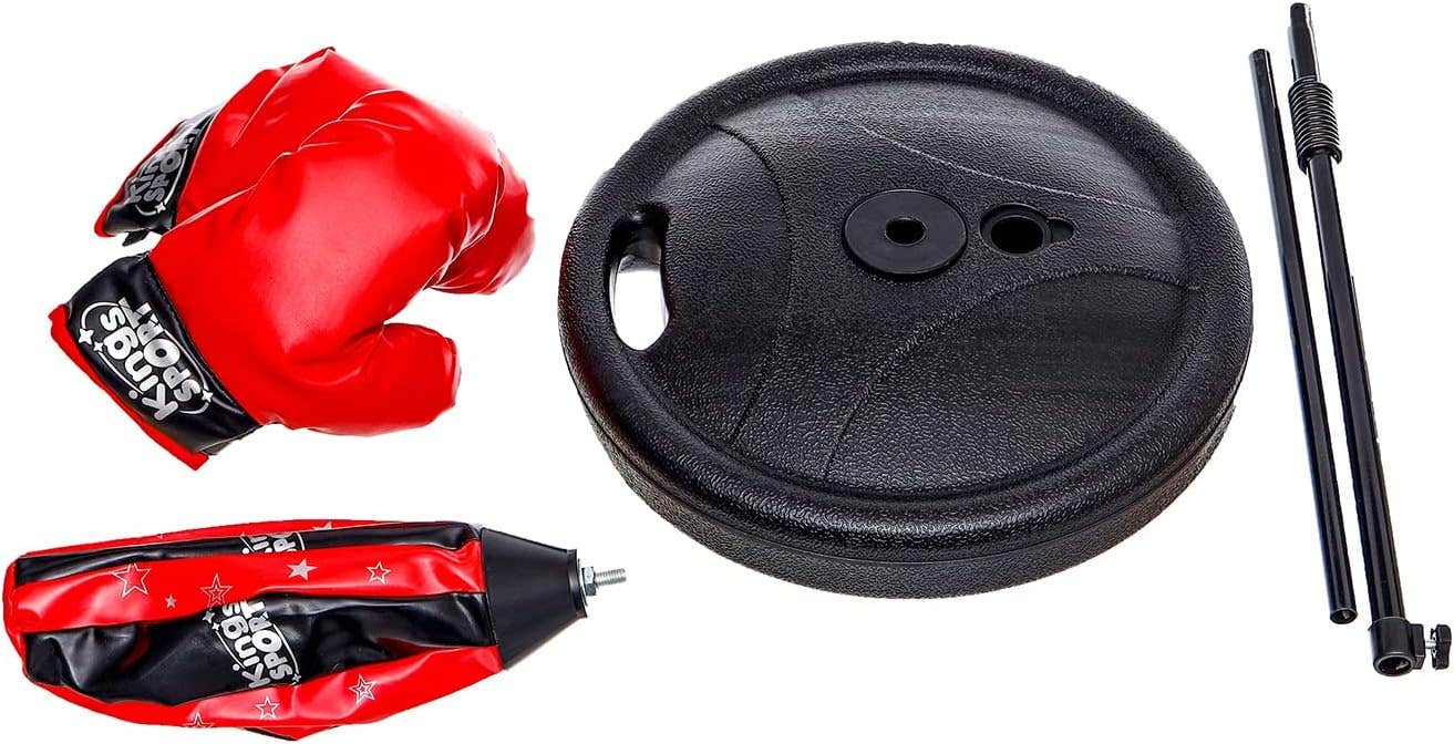 Boxing Punching Ball Set with Gloves - Multi Color - Fun & Imaginative Exercise