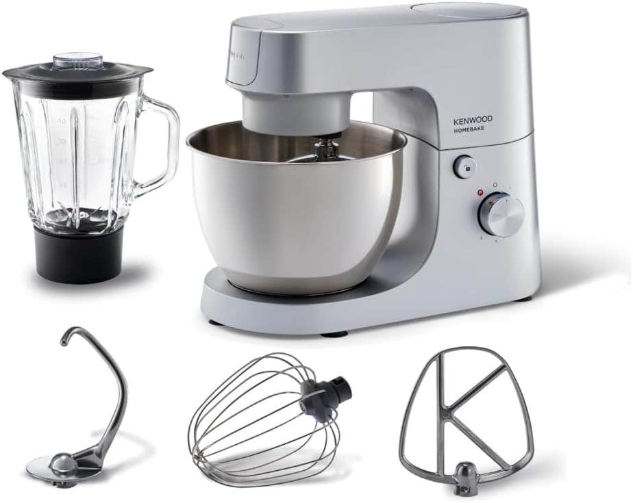 Kenwood KHH01.120SI Stand Mixer with Blender, 5L Capacity, 1400 Watt - Silver