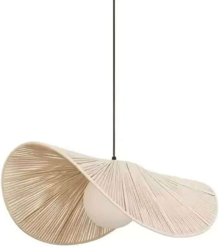 Modern White Plastic Chandelier | Decorative Ceiling Lamp
