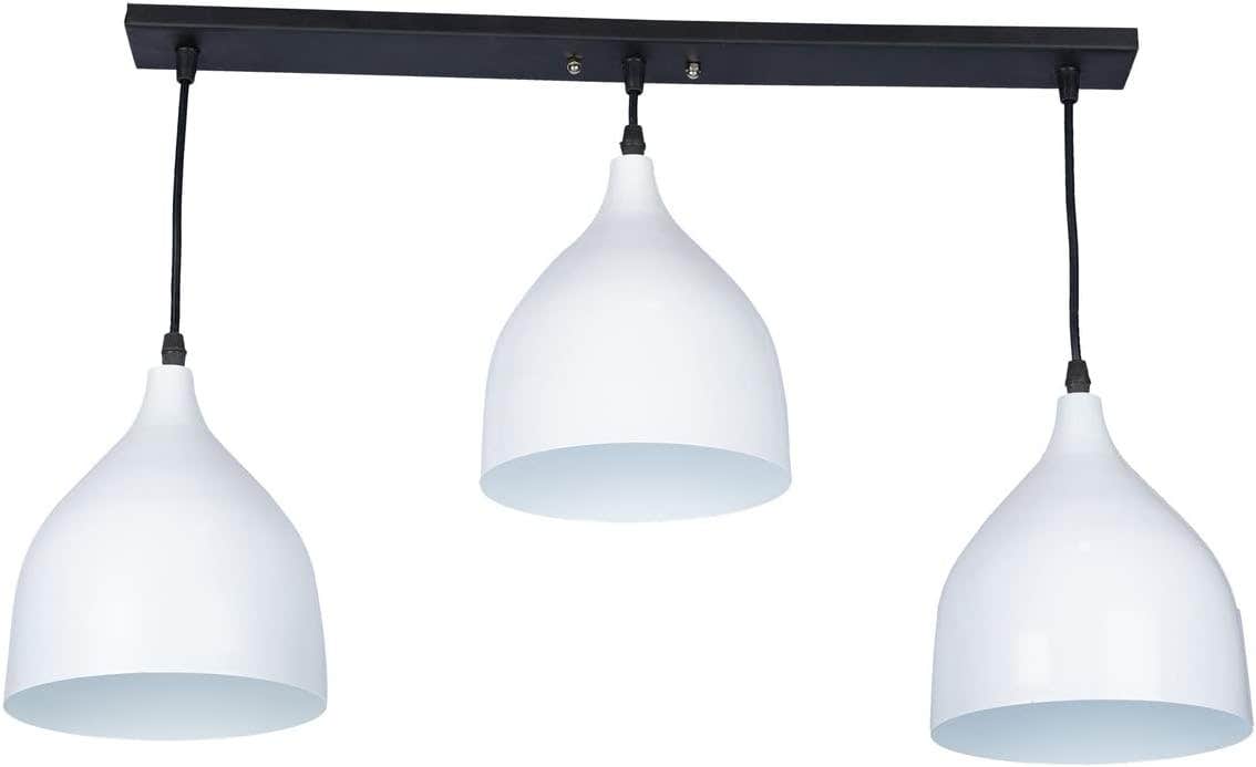 Modern White Ceiling Lamp 50x50 cm - Corded Electric - Mishkah Lighting