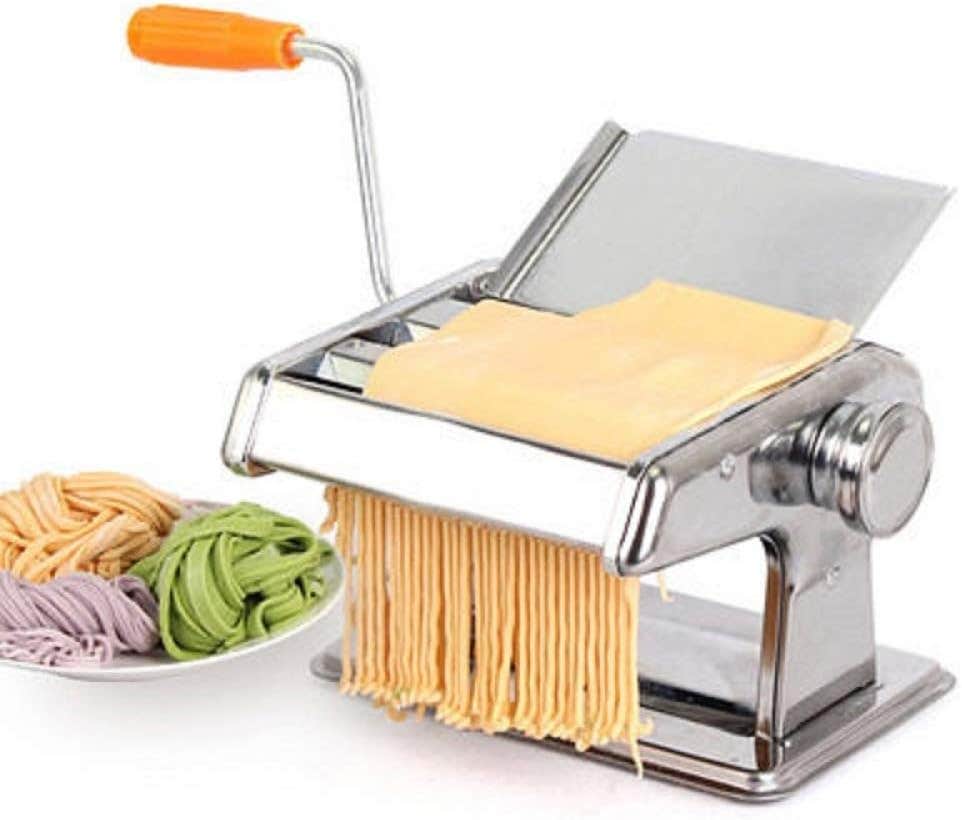 Manual Noodle Making Machine, Stainless Steel Noodle Machine, Small Household Noodle Machine, Multi-function Noodle Pressing Machine, Rolling Machine Dumpling Wonton Wrapper Machine