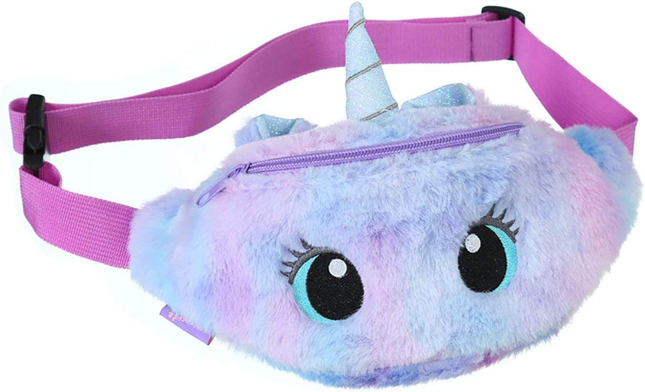 Plage Girls Unicorn Fanny Pack - Reversible Sequins Waist Bag