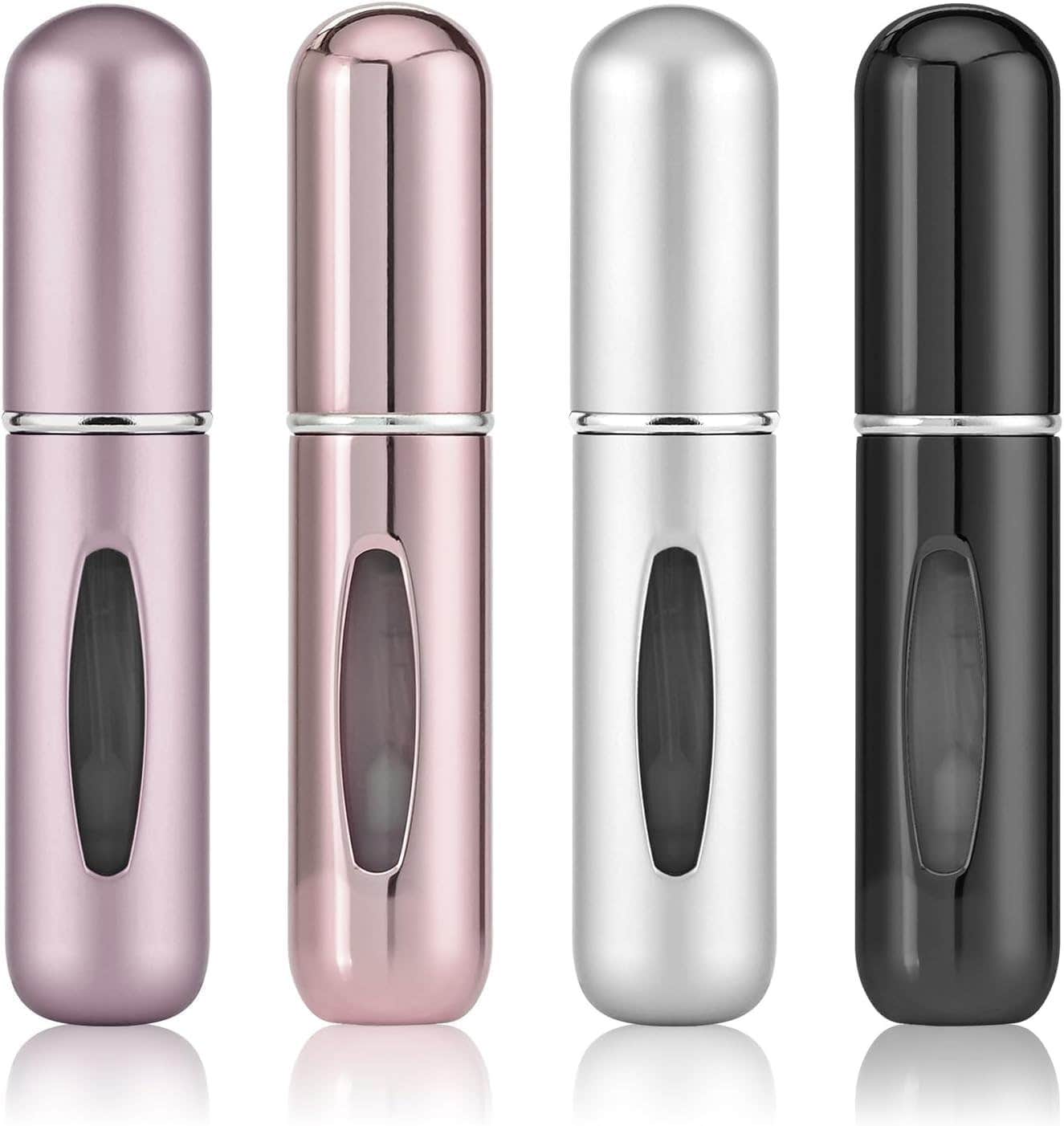 4 Pieces 5ml Perfume Atomiser Refillable, Mini Perfume Travel Bottle, Spray Bottles for Travel Business Trip Outdoor Activities