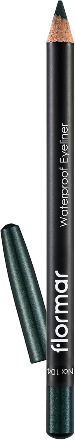 Flormar Waterproof Green Eyeliner Pencil - Long Lasting - 1.14g
