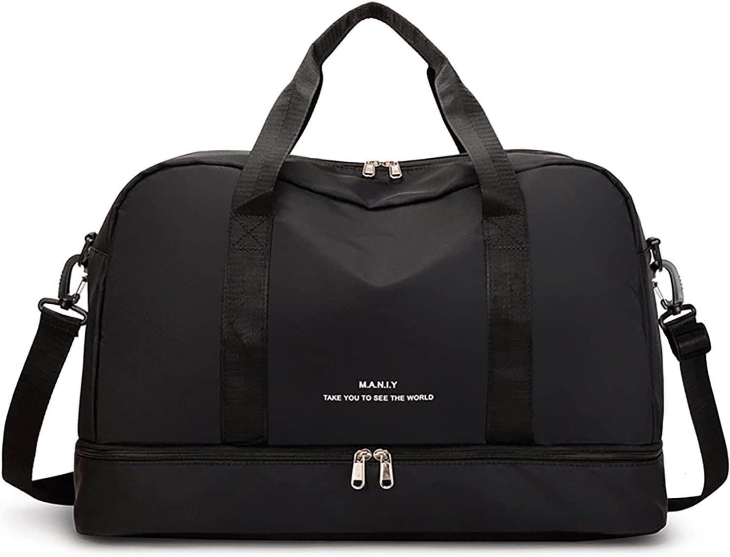Dimayar Women's Travel Bag with Shoe Compartment - Stylish Gym & Sports Bag