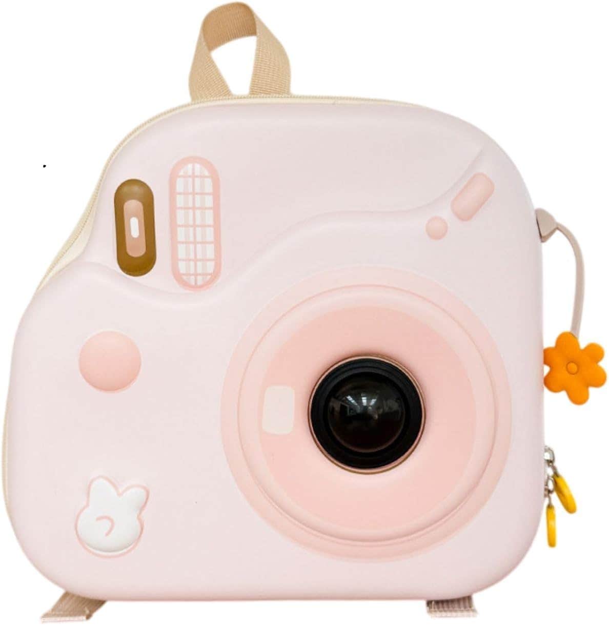 FunBlast Kids Miniature Camera Bag - Lightweight Purple Picnic Backpack