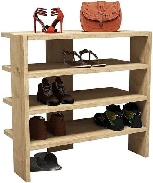 Ifurniture Shoe Organizer Beige, 2725616851928)