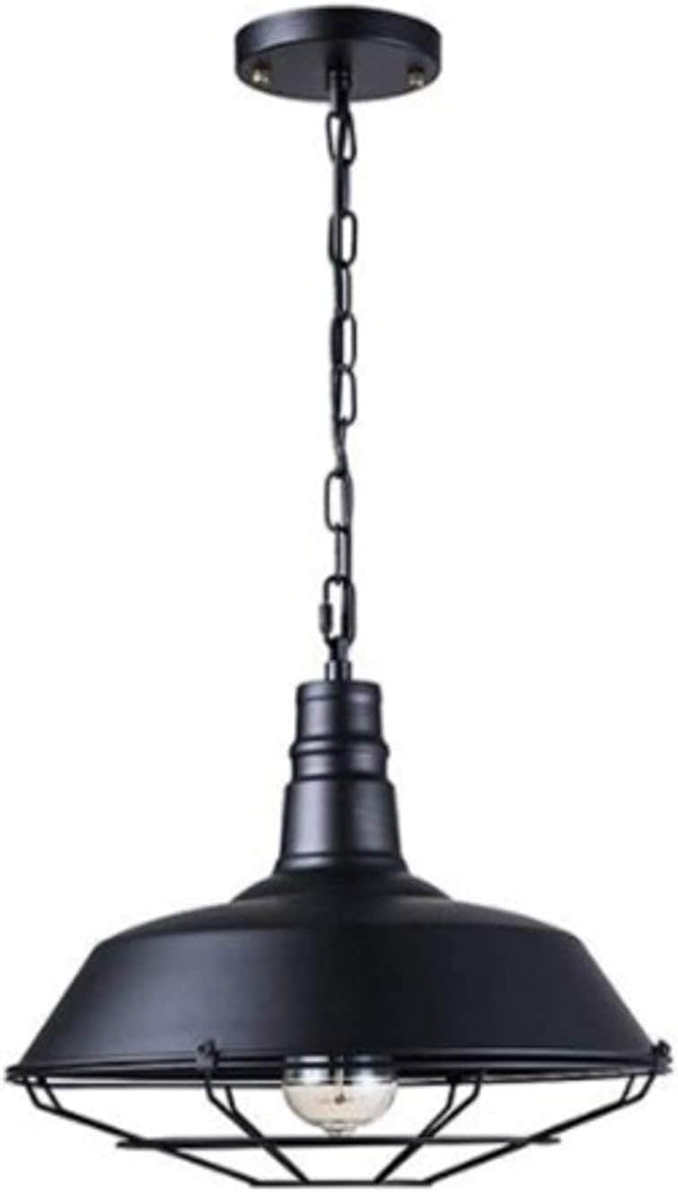 Decorative Pendant Lighting Unit, 39cm - Black