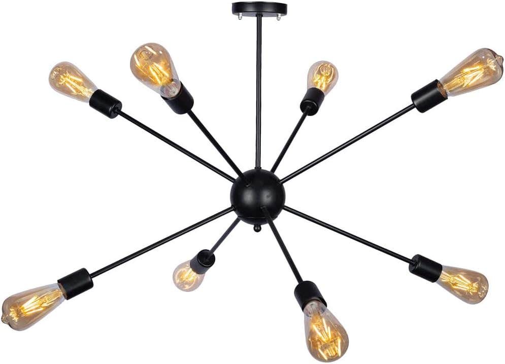 RL-DC-007 Black 60x65 Ceiling Lamp