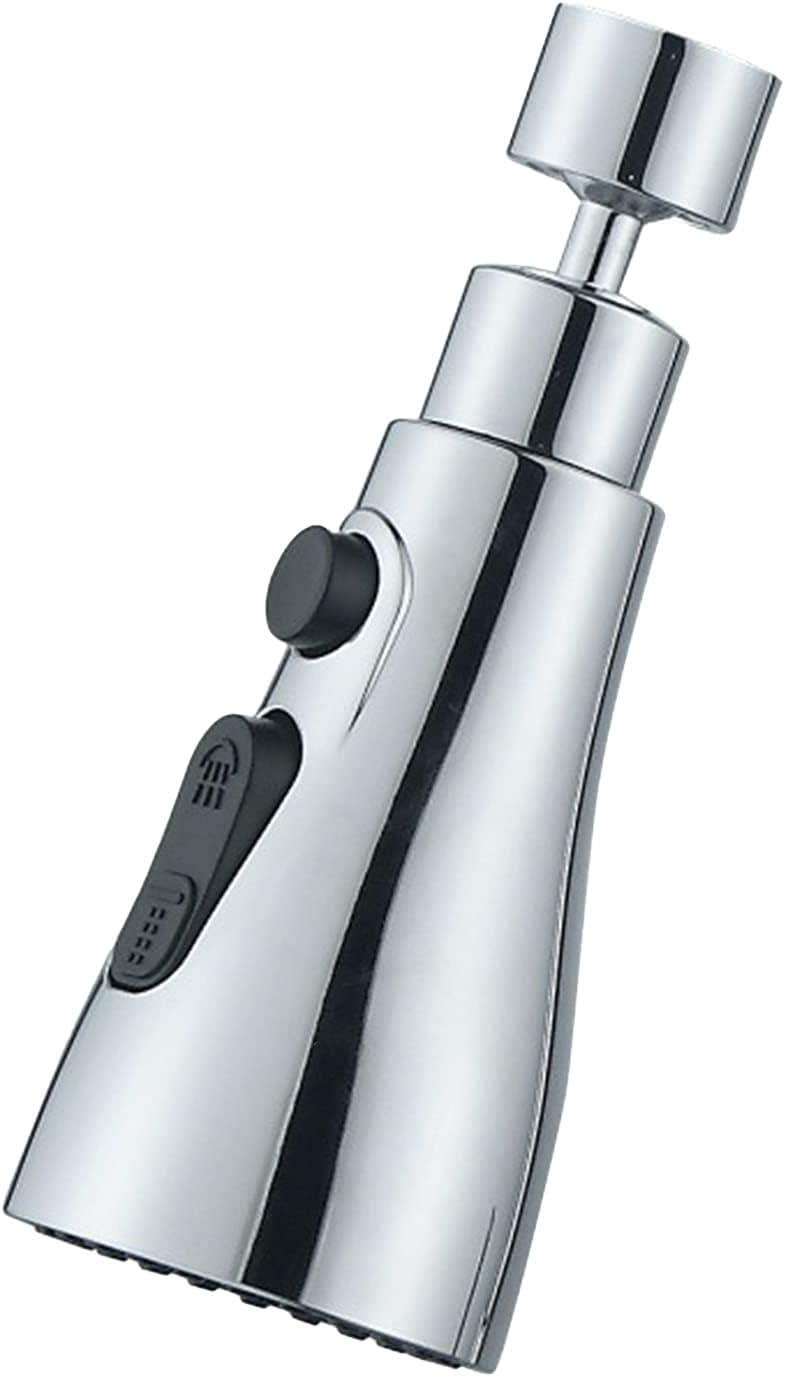 Andoer 360° Swivel Tap Sink Spray Head, G1/2 Connection, Polished