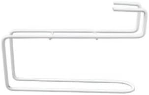 Metal Wire Toilet Paper Roll Holder, Wall Mount, White