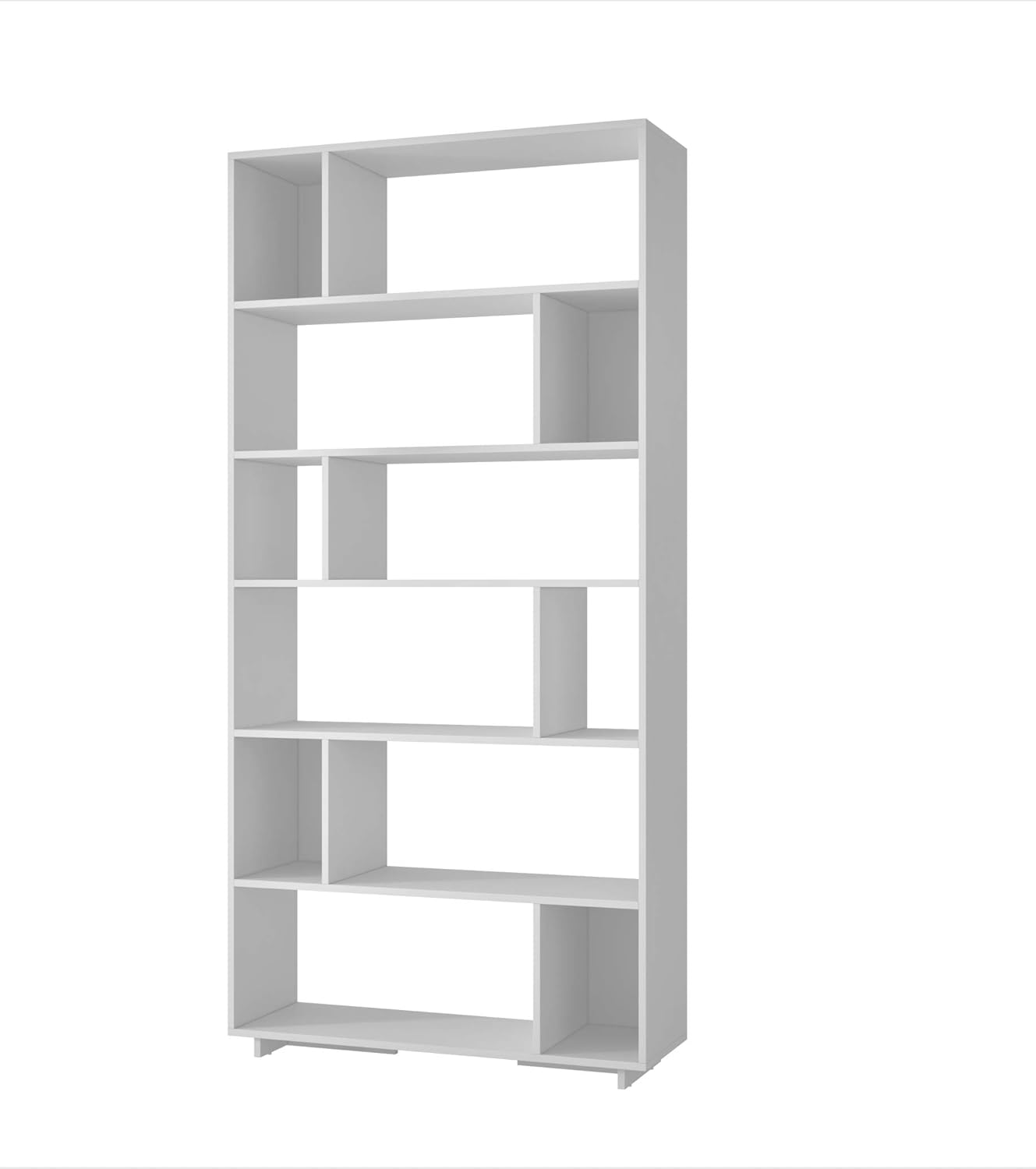 BRV Móveis Book Shelf with Twelve Shelves, White