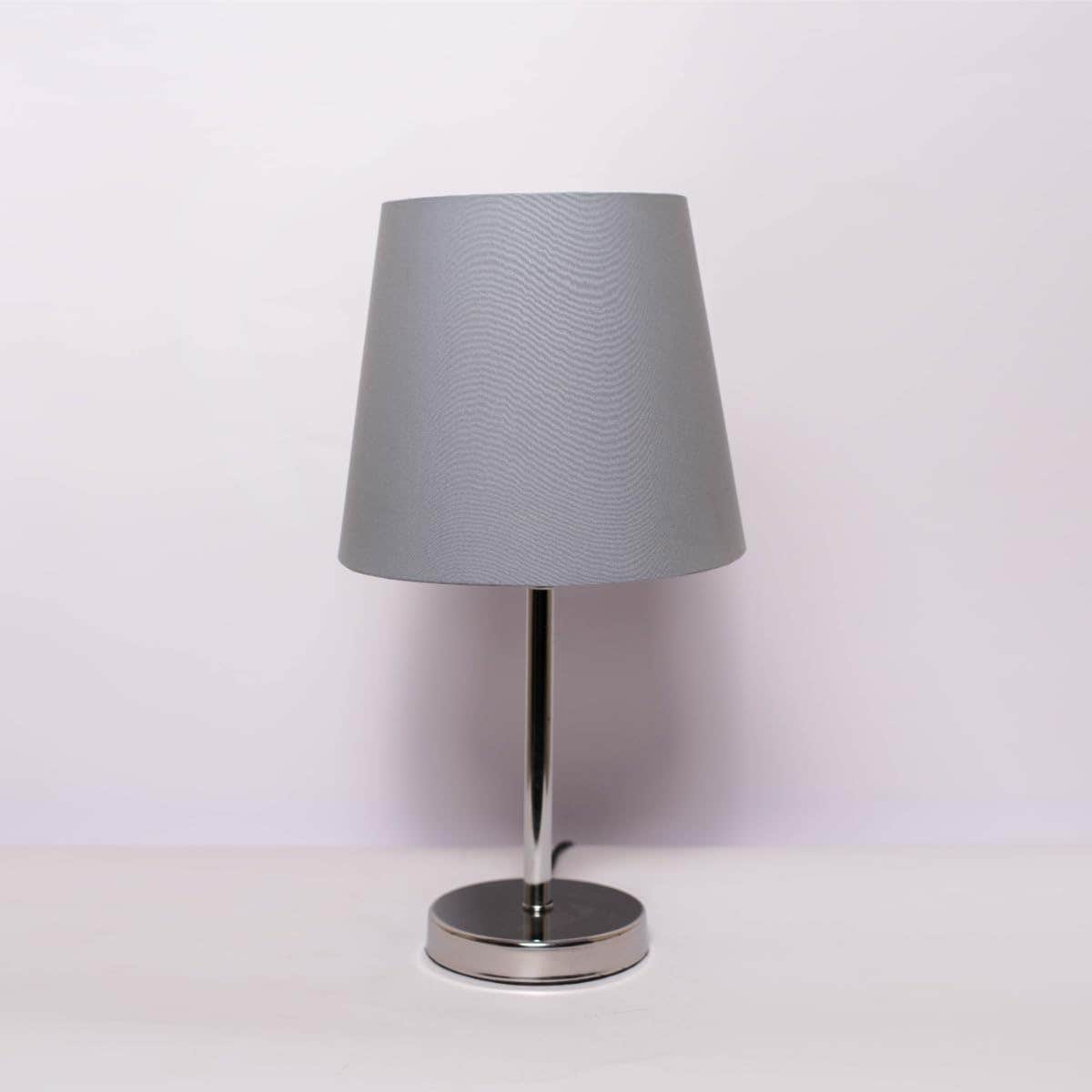 Qioxi Lamp 1 Bulb Silver x Grey