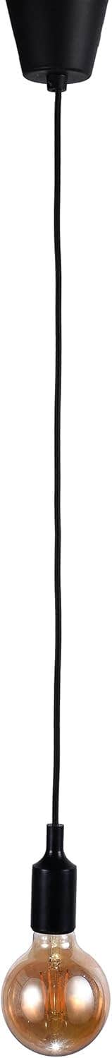 Modern Black Hanging Ceiling Lamp - Mishkah Lighting - Semi Flush Mount - E27 Bulb - In Stock