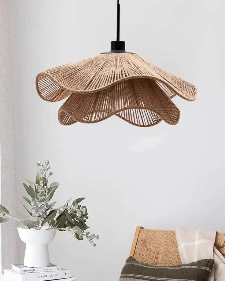Modern White Boho Chandelier - Decorative Art Deco Style