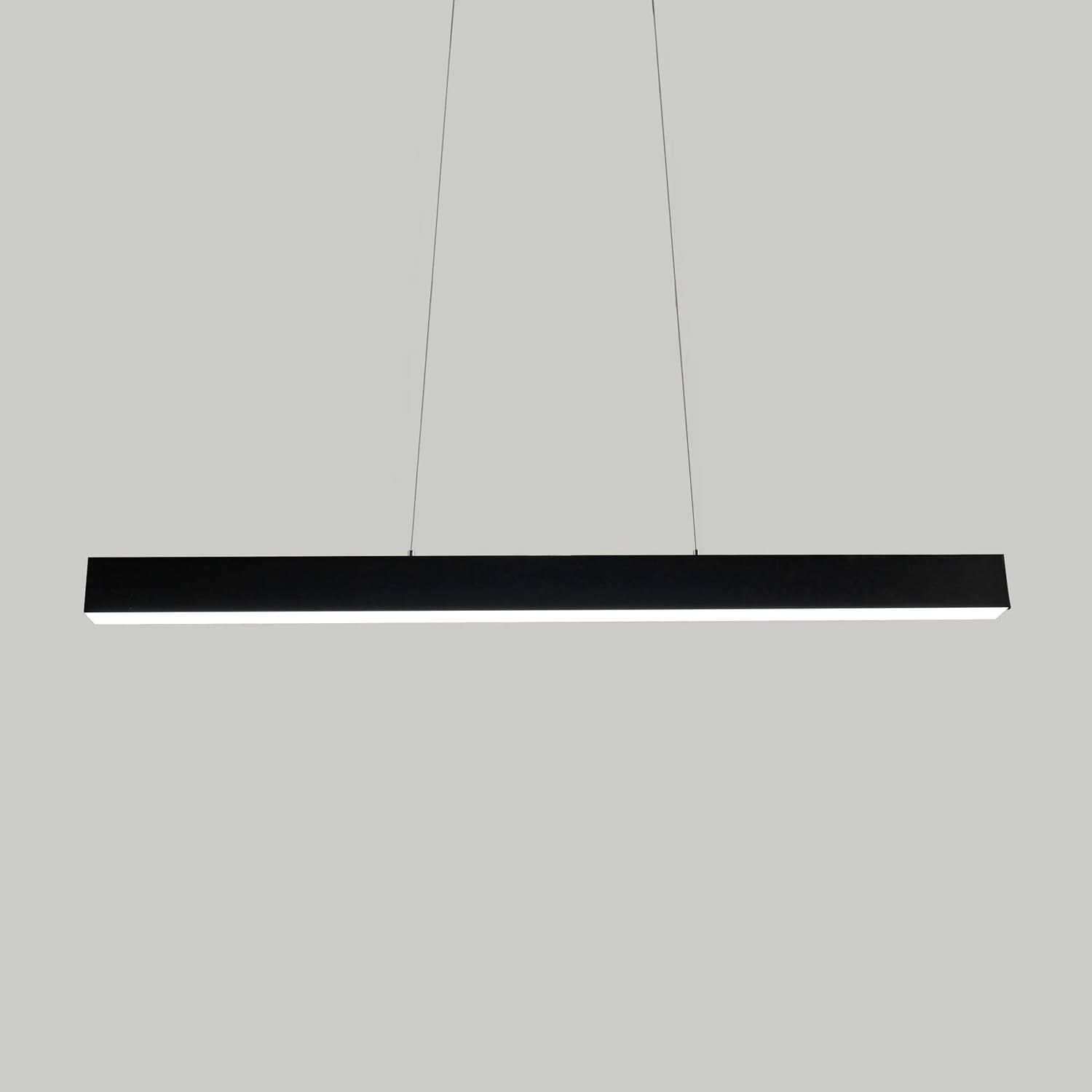 Modern Black LED Chandelier by Mishkah Lighting - Track Mounted