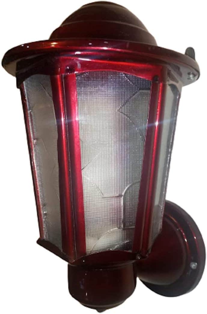 Metal Wall Lantern for Outdoor Lighting Decorations - Weatherproof E27 - White