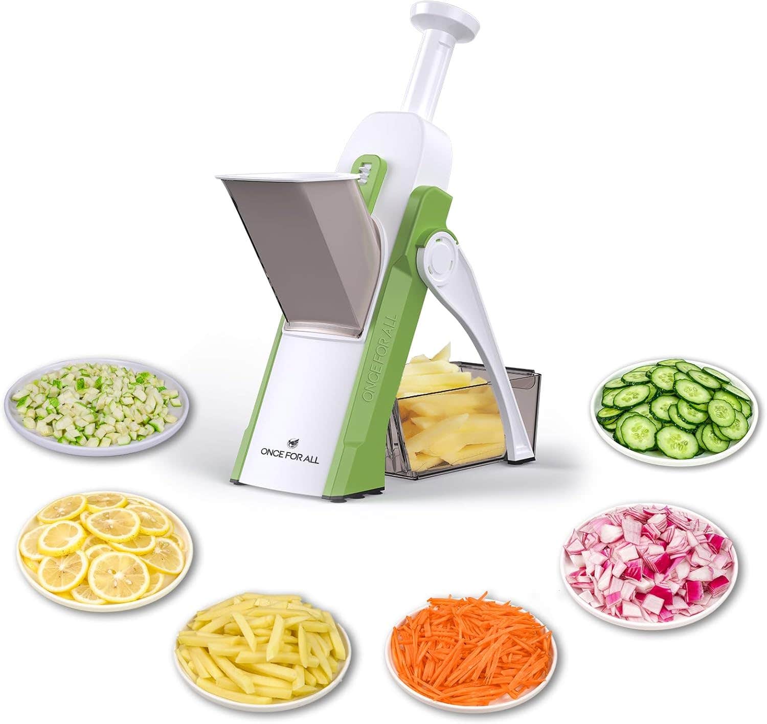 Stainless Steel Vegetable Mandoline Slicer - Multi Cutter