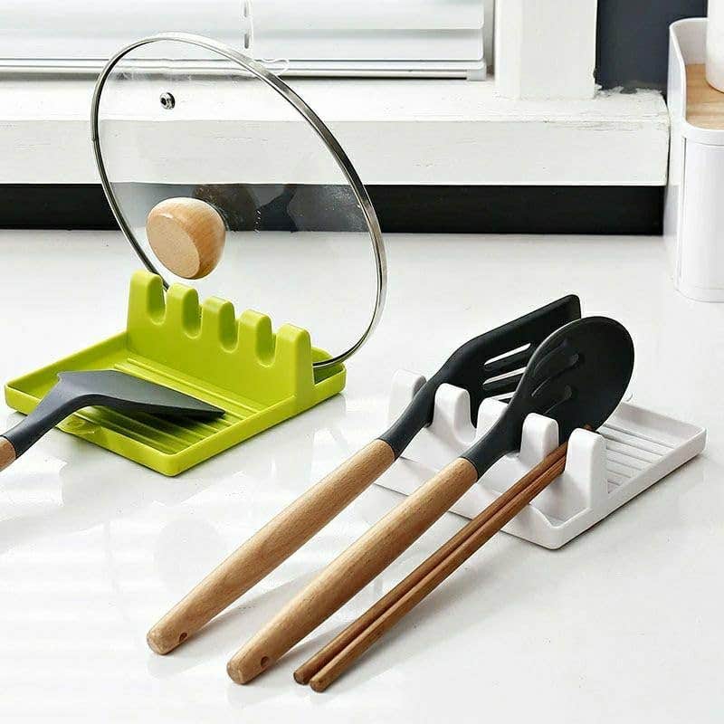 Kitchen Utensil Storage Set with Spoon Holder, Chopsticks Organizer - Multi Silicone/Polypropylene - Generic Brand