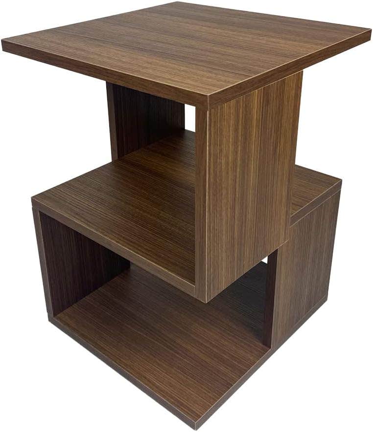 Wooden Bed Side Table - Brown