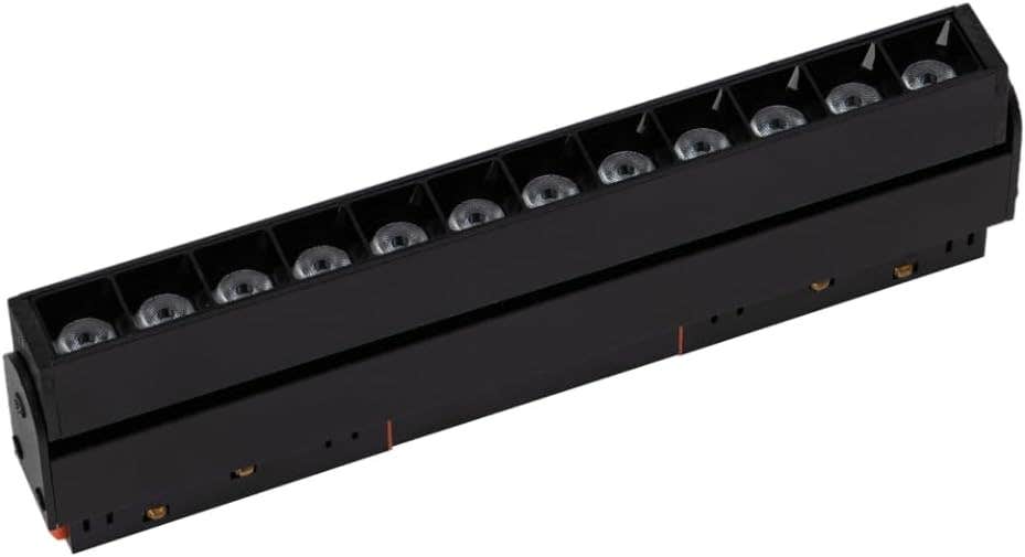 Modern Black Linear Magnetic Track 10W by Mishkah Lighting