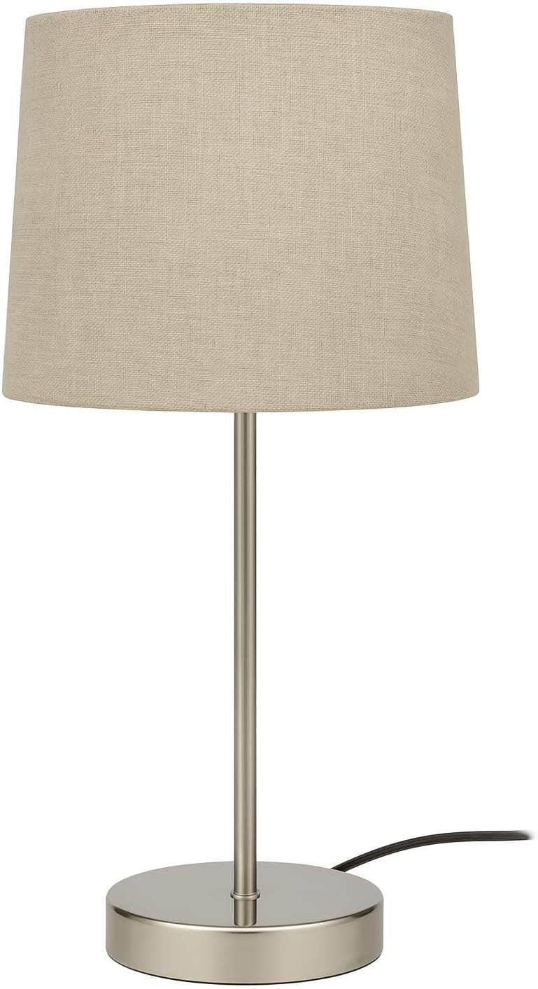 Meshkah Metal Frame Table Lamp with Fabric Shade - 10x10x10 cm