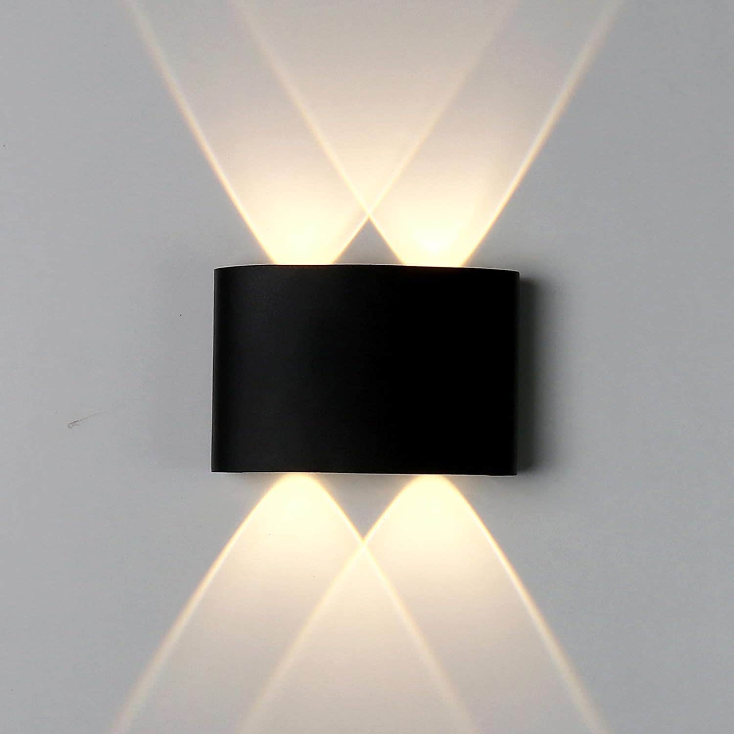 Applique Final 4 Bulb Black Yellow Lighting