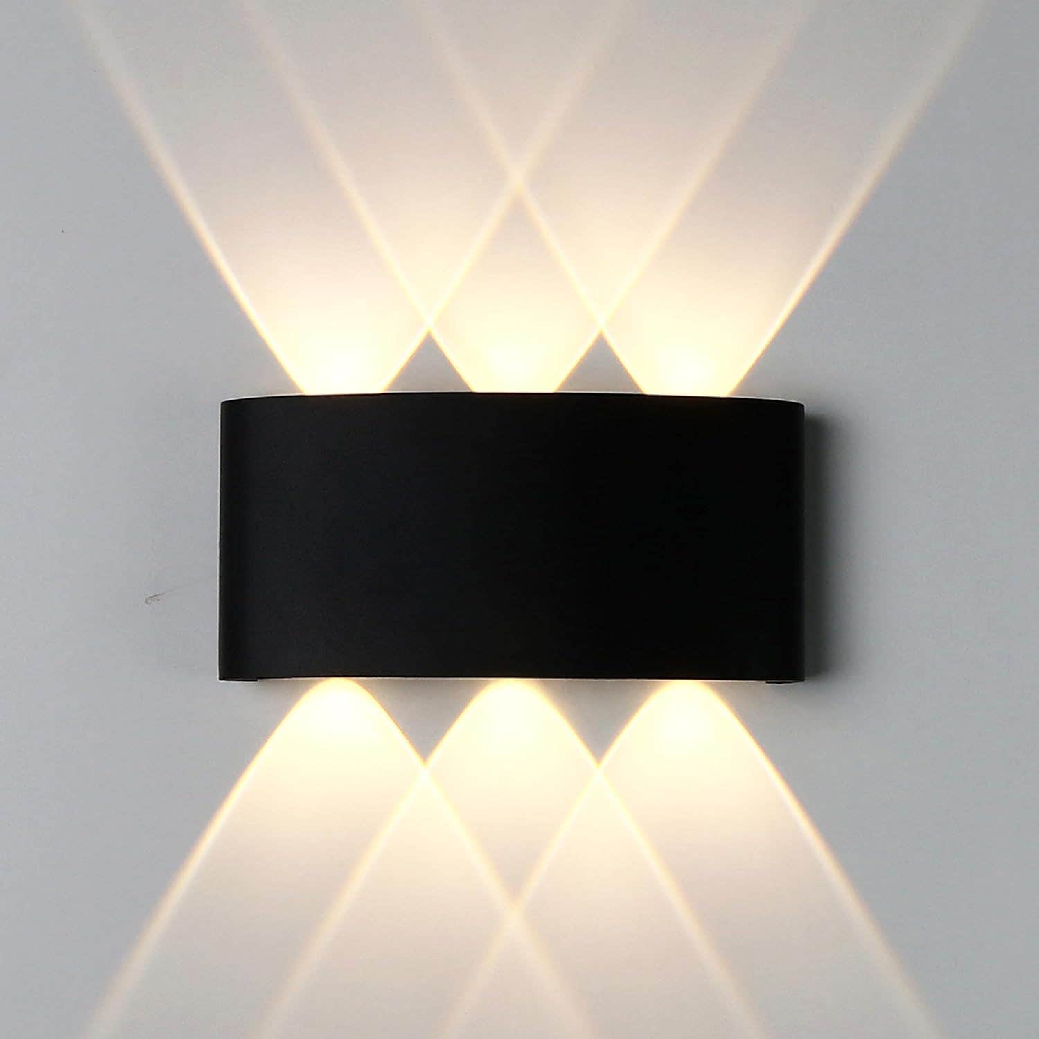 Applique Final 6 Bulb Black Yellow Lighting