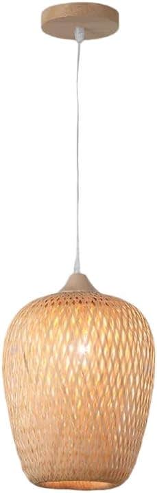 Mushkah Lighting Rustic Woven Hanging Lamp__