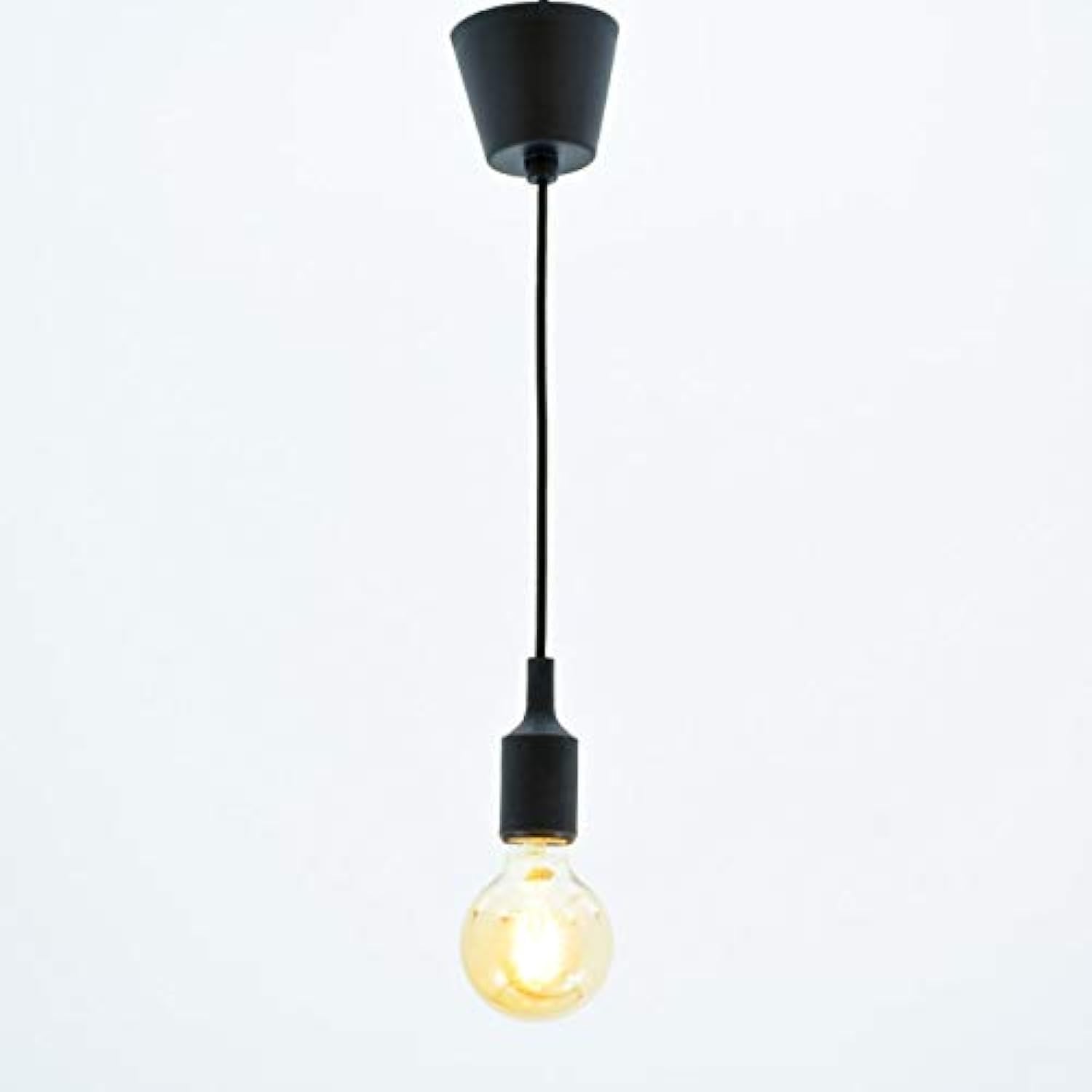 Lollipop Pendant, 1 Light - Black