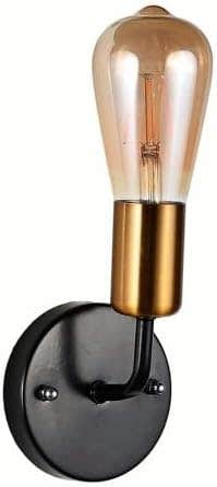 Mishkah Lighting Black and Gold Metal Wall Lamp - Portable Feature