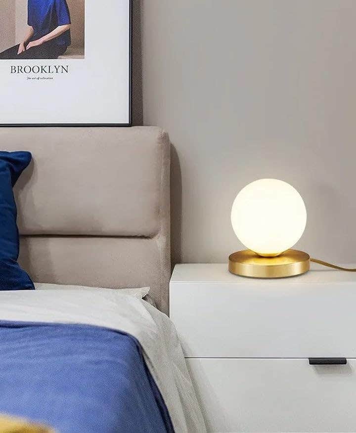 Mushkah Lighting Simple Bedside Table Lamp__ 15cm__